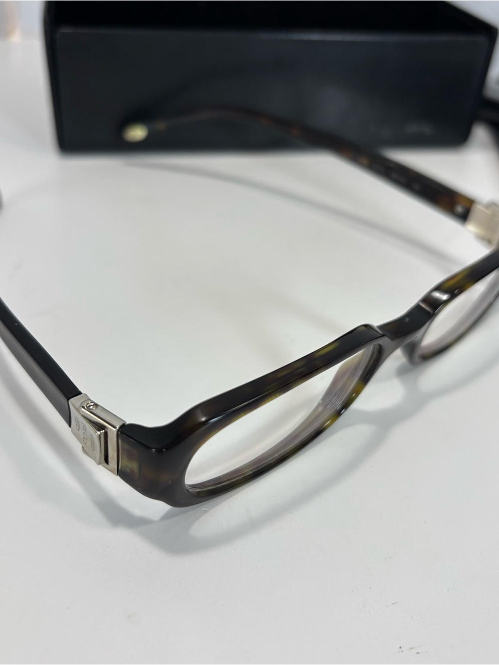 TIFFANY & CO EYEGLASSES TF2005 8015 48-16-130 BROWN TORTOISE SHELL VTG W/BOX - Picture 3 of 12